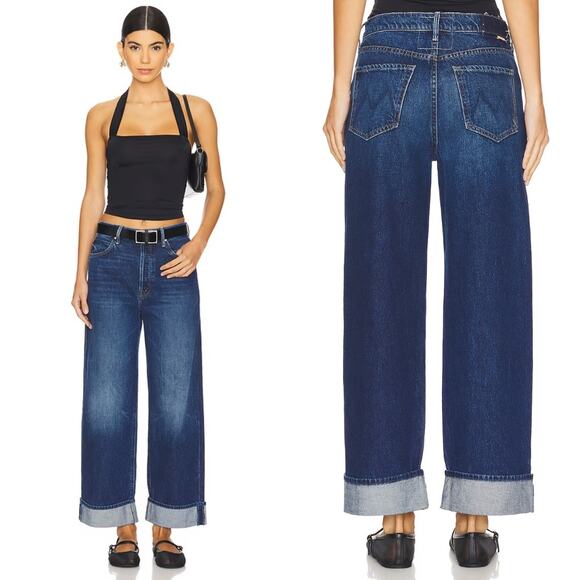 MOTHER Denim - MOTHER Lil Spitfire Nerdy Cuff Jeans 26 Did You Bring Me Anything High Rise USA